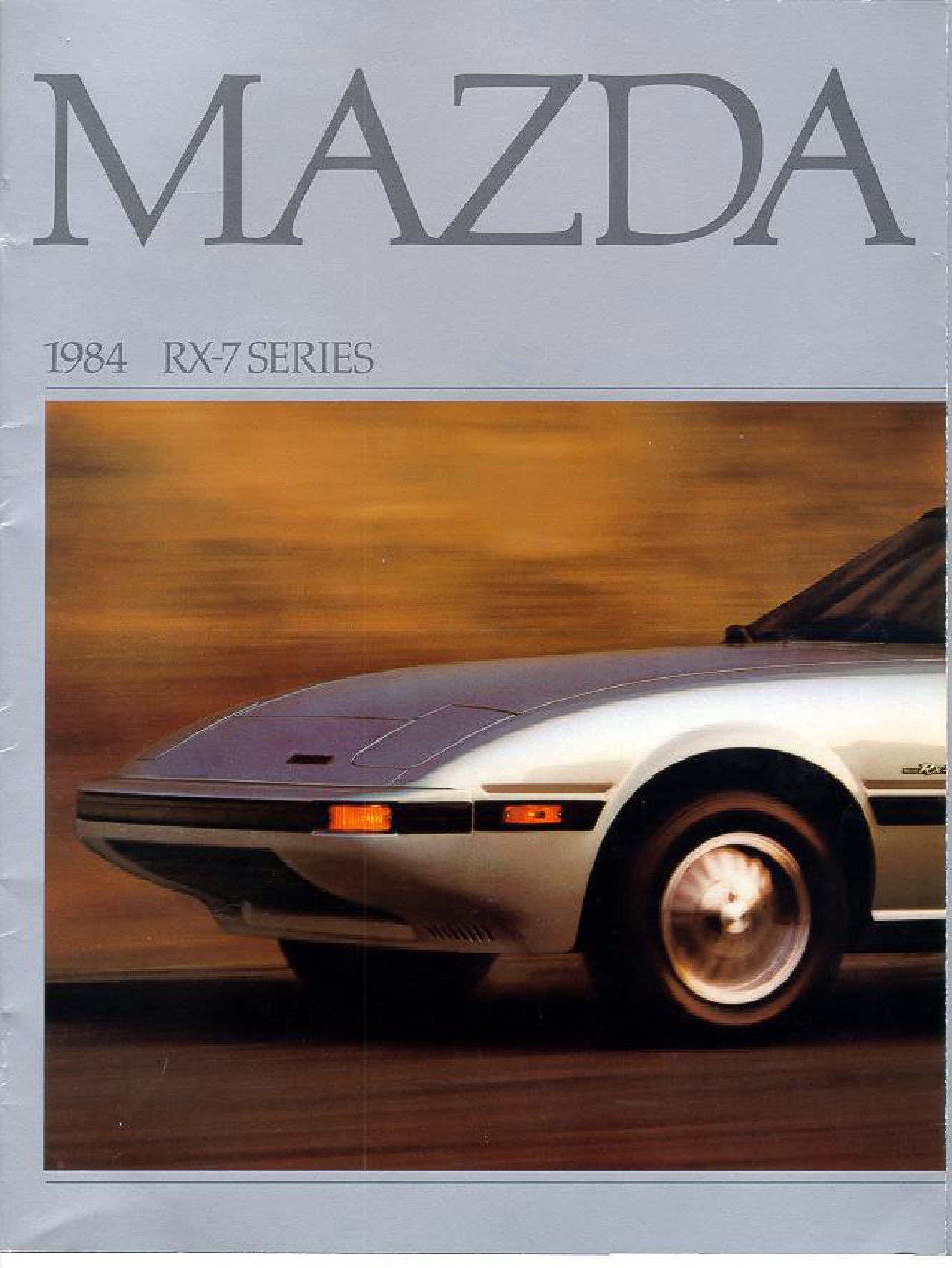 1984 Mazda RX7 Brochure